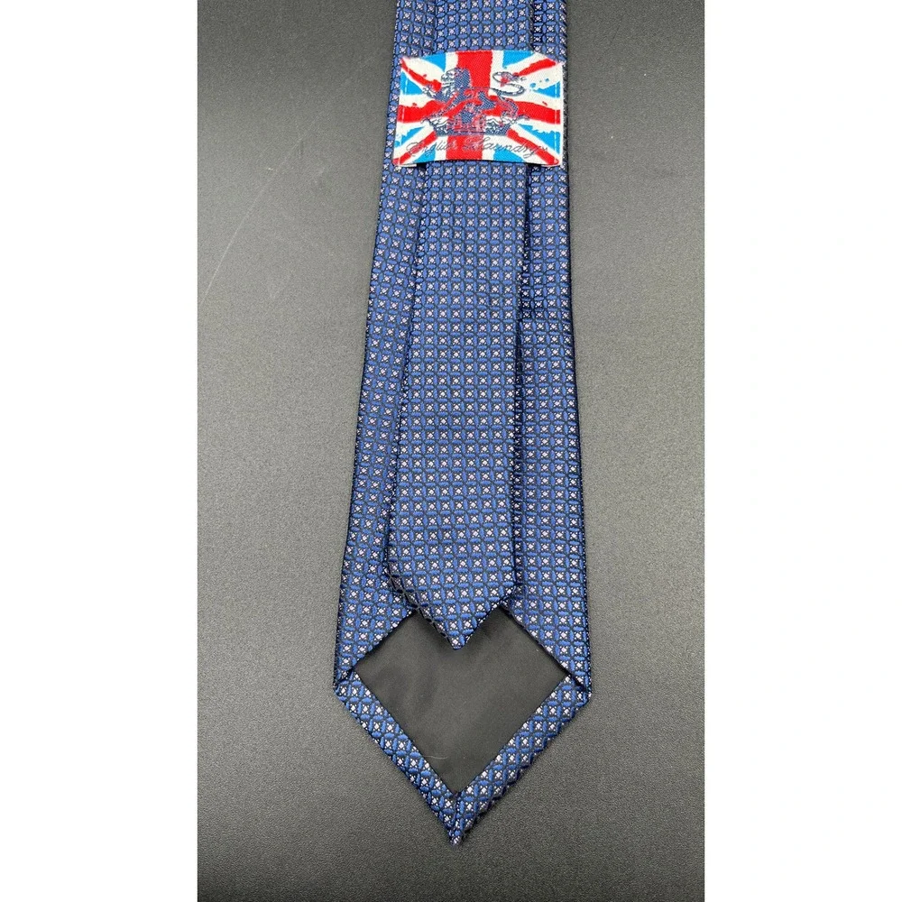 Set of 3 Mens Neck Ties Blue Burgundy Tommy Hilfiger English Laundry Umo Lorenzo